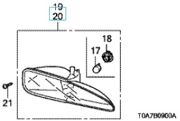 Honda CR-V 2013-2018 NSR Reflector