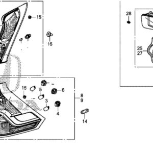 Honda CR-V 2015-2018 NSR Reflector