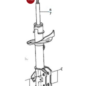 Honda CR-V EX 2013-2014 NSF Shock Absorber
