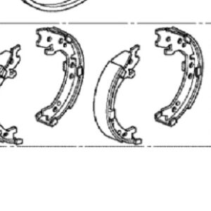 Honda CR-V 2007-2012 Handbrake Shoe Set