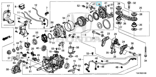 Honda CR-V 2013-2014 Rear Diff Solenoid