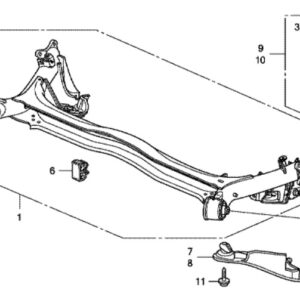 Honda Civic 3 Door 2007-2011 NSR Stub Axle