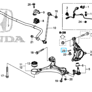 Honda Various Models - Split Pin M14