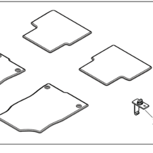 Honda Civic 5dr 2017-2021 Standard Carpet Mat Set