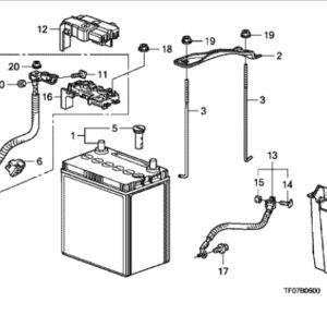 Honda Jazz 2009-2015 Starter Cable