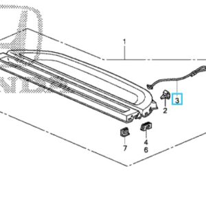 Honda Jazz 2012-2015 Parcel Shelf Anchor Rope