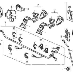 Honda CR-V EX 2010-2011 NSR Inner Parking Sensor Surround