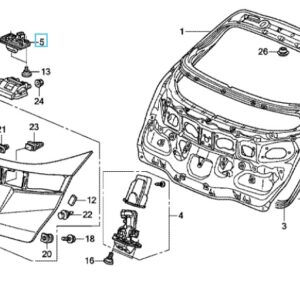 Honda Civic 2006-2011 Tailgate Opener Switch