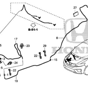 Honda Jazz 2016-2019 Washer Bottle