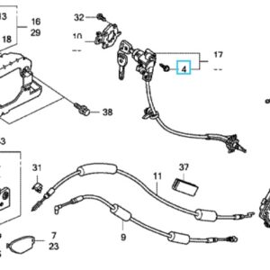 Honda Civic 2006-2011 Lock Cylinder Tapping Screw
