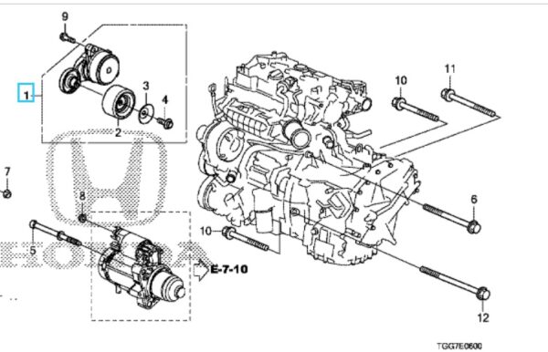 Honda Civic 1.0L 2017-2021 Auto Tensioner