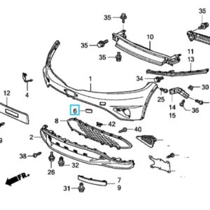 Honda Civic 2006-2011 NSF Tow Eye Cover