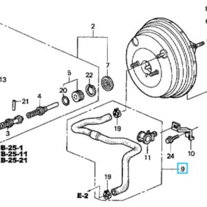 Honda CR-V 2002-2006 Brake Master Cylinder Tube