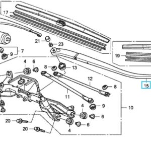 Honda CR-V 2007-2012 Nearside Wiper Arm