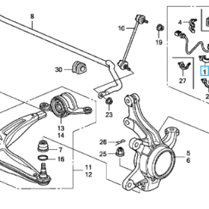 Honda Various Models- ABS WIRE CLAMP (BLACK)